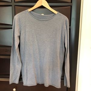 Grey Sweater with Silver Sparkles
